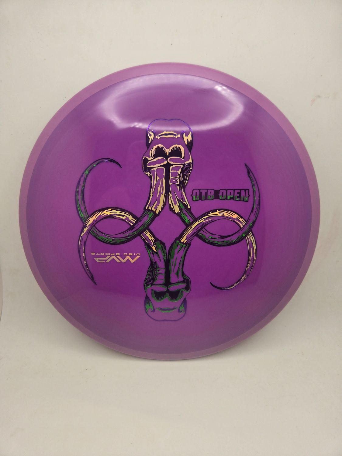 Axiom Discs Neutron Soft OTB OPEN Crave Purple with Purple Rim 172g