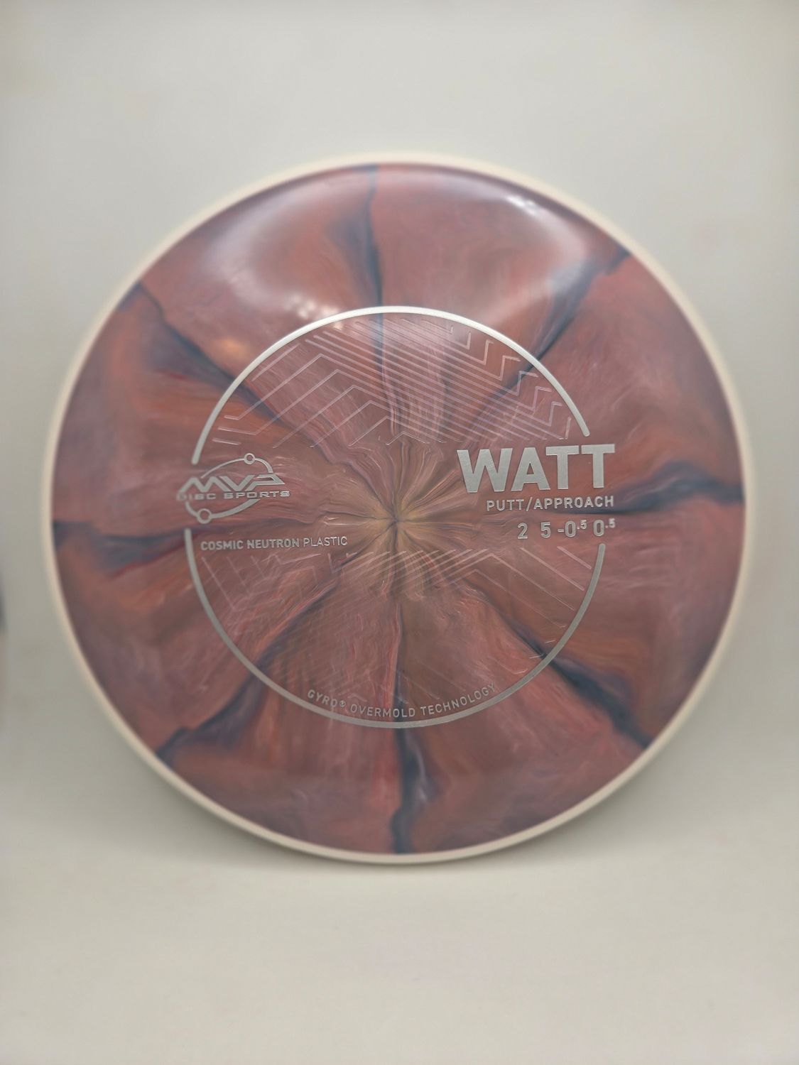 MVP Discs Cosmic Neutron Watt Merlot Burst 170g