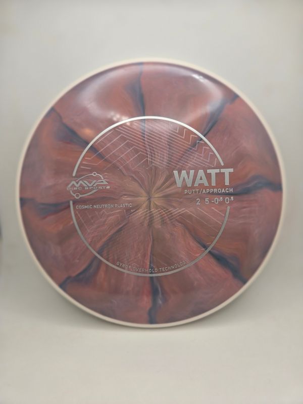 MVP Discs Cosmic Neutron Watt Merlot Burst 170g