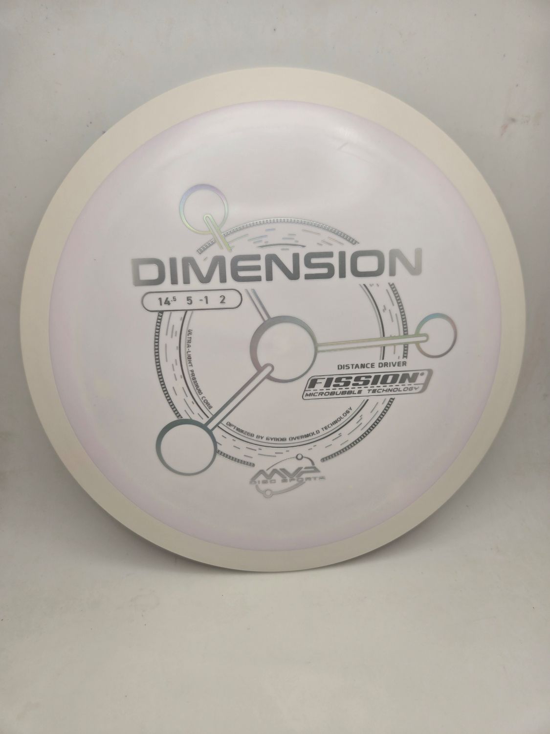 MVP Discs Fission Dimension White/Light Purple Hue 168g