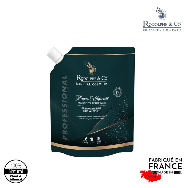 100% Plant &amp; Mineral Whitener 500g  100%天然礦物退色粉末 (法國製造)