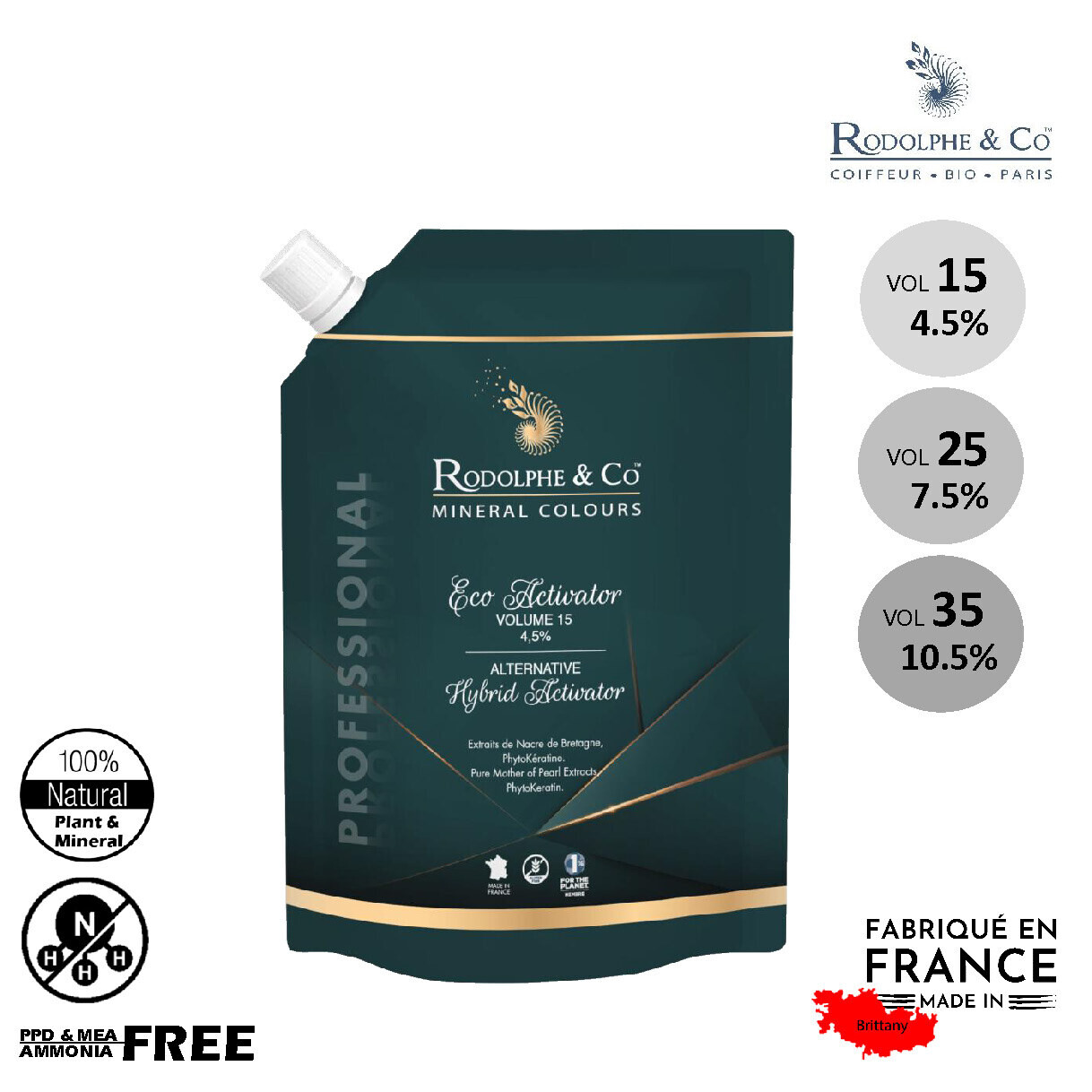Eco-Activators 1000ml  (Free PPD &amp; Ammonia) 天然活化劑  (不含胺及苯二胺) 法國製造
