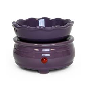 Purple Candle Warmer/Melt Combo