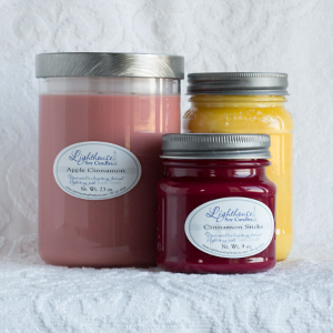 14 oz Soy Candle Square Mason Container