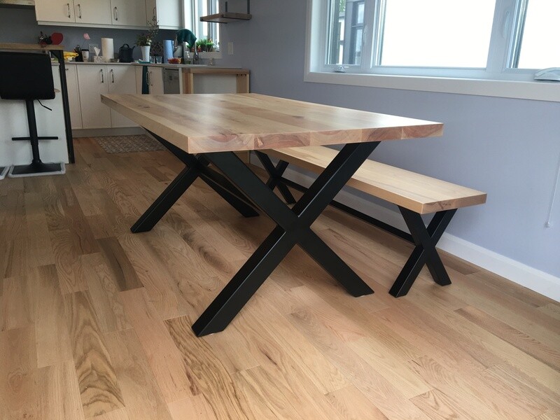 Pattes en '' X ''  pour table  ( paire)