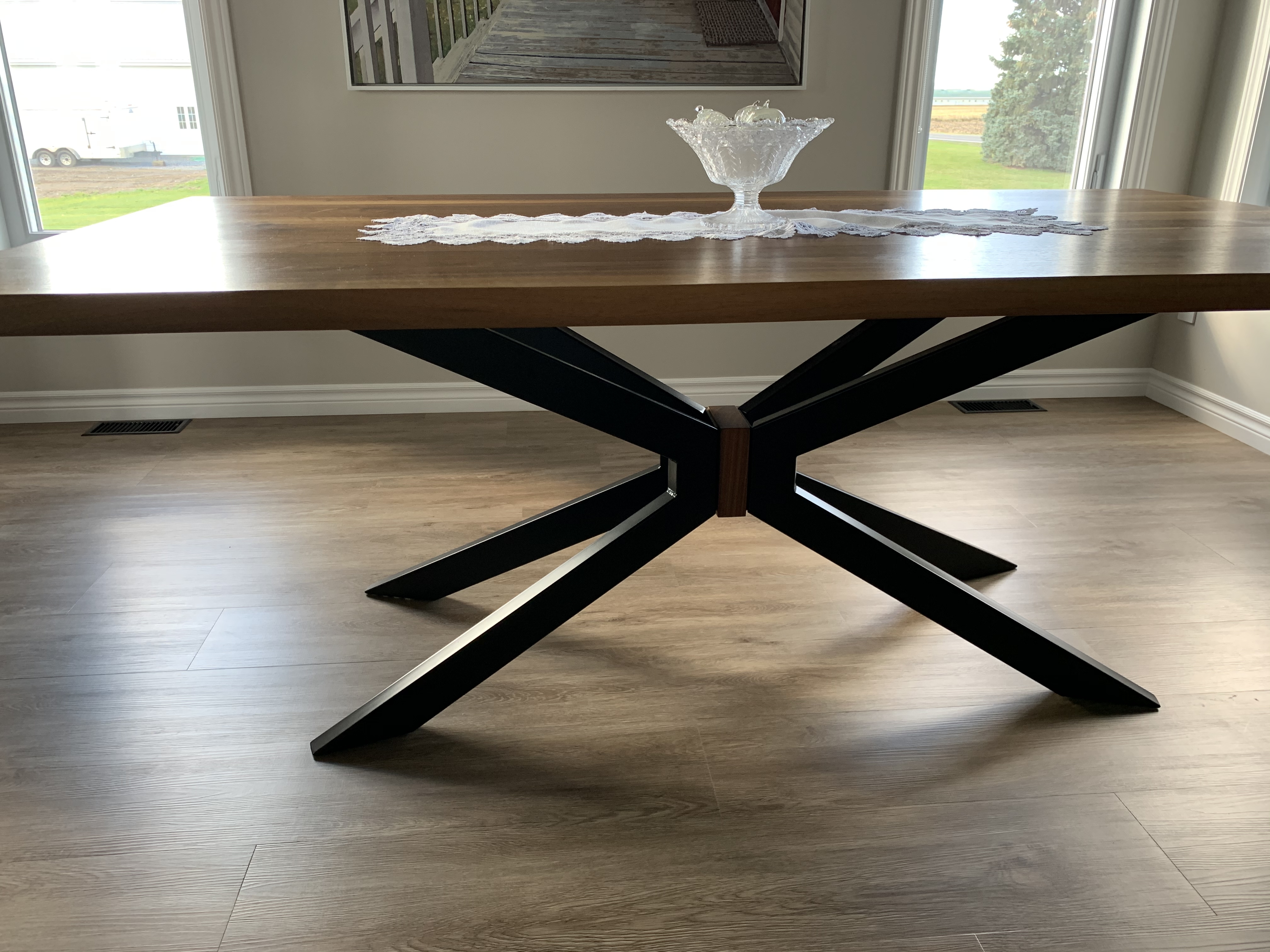Table coeur de bois