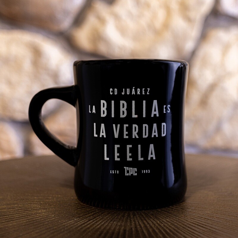 LA BIBLIA MUG BLACK