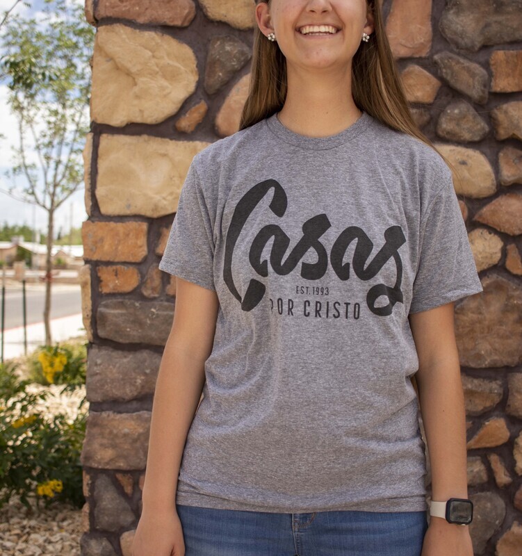 CLASSIC SCRIPT TEE GRAY