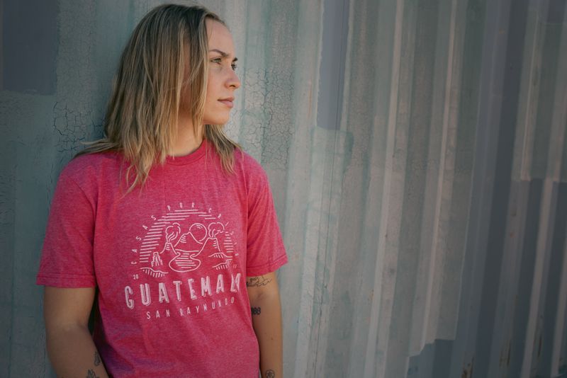 GUATEMALA LOCATION TEE RED