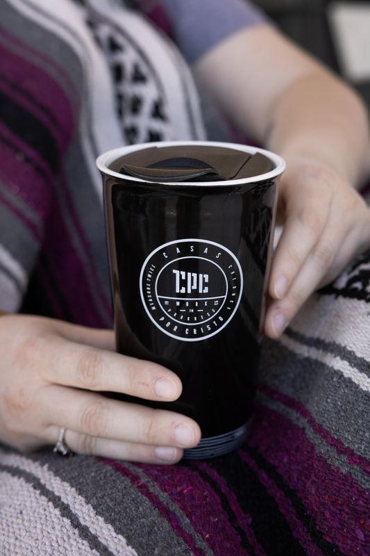 CERAMIC COFFEE TUMBLER 12OZ