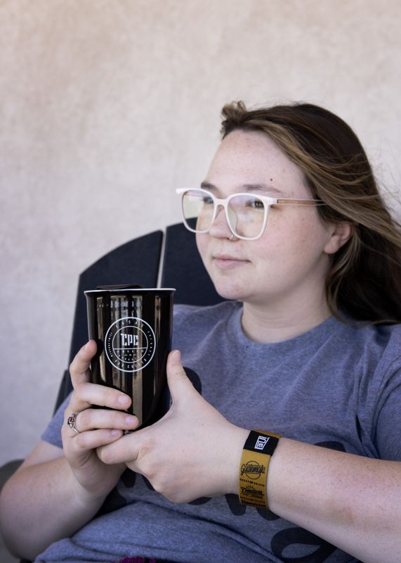 CERAMIC COFFEE TUMBLER 12OZ