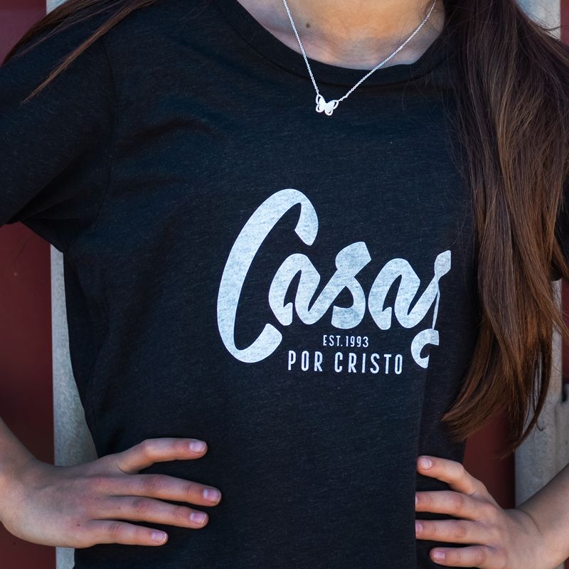 CLASSIC SCRIPT KIDS TEE BLACK
