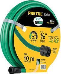 Manguera verde 1/2&quot;  2 capas 10 m conex