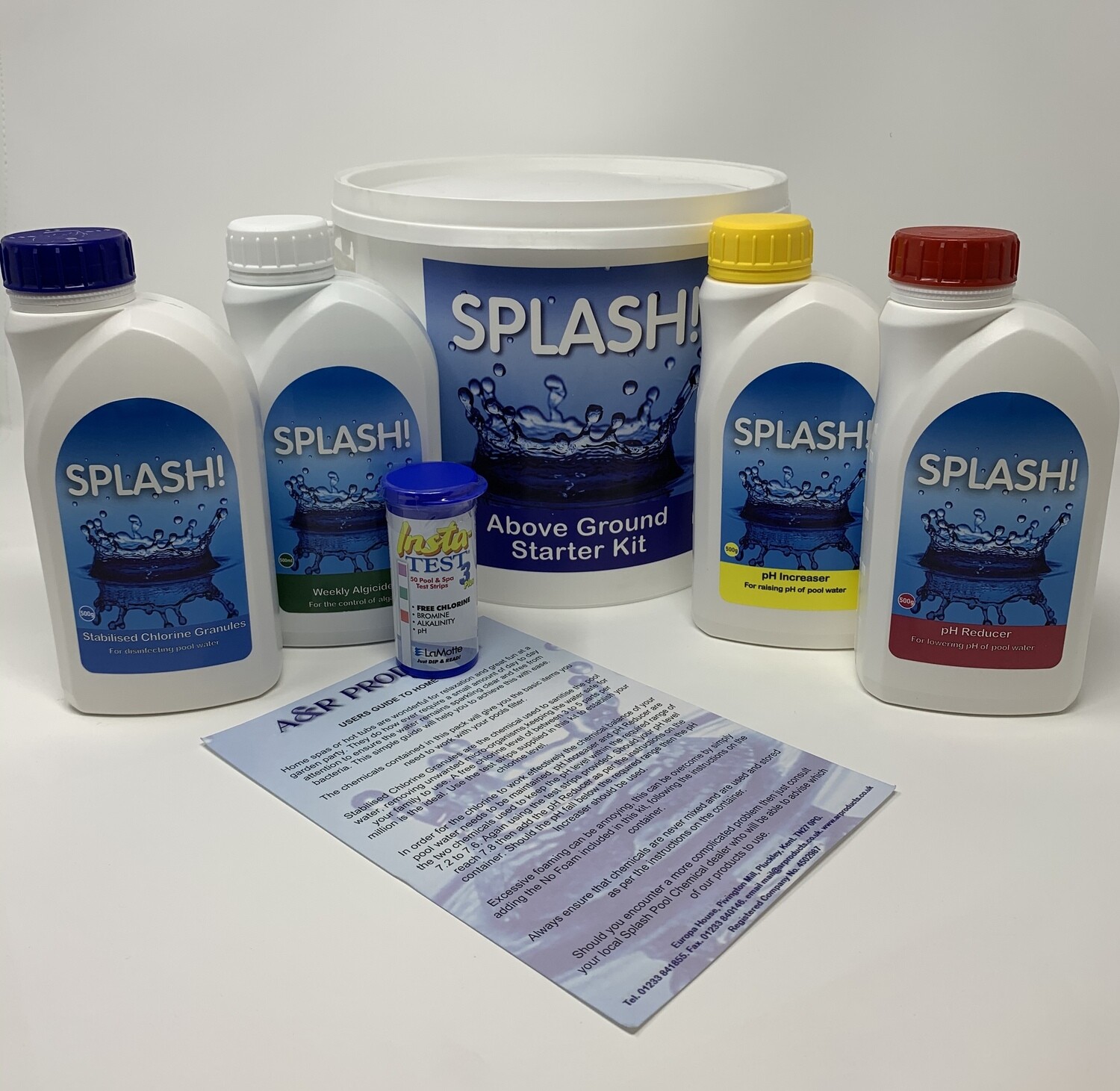 Above Ground Pool Starter Chemical Kit Above Ground Pool Starter Chemical Kit