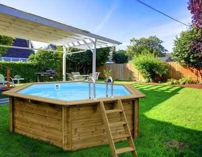 Wooden Hexagonal - 3.54m x 3.07m x 1.16m Wooden Hexagonal - 3.54m x 3.07m x 1.16m