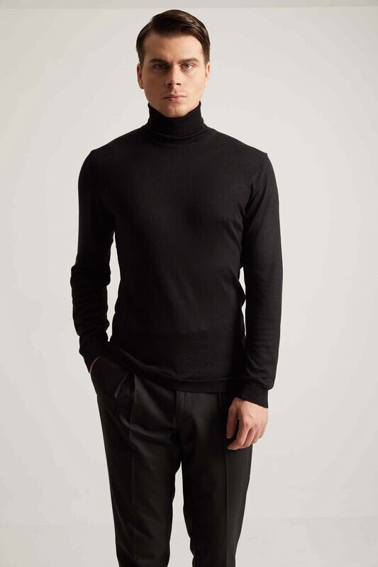 Full Turtleneck Premium Knitwear - Slim Fit Full Turtleneck Premium Knitwear - Slim Fit