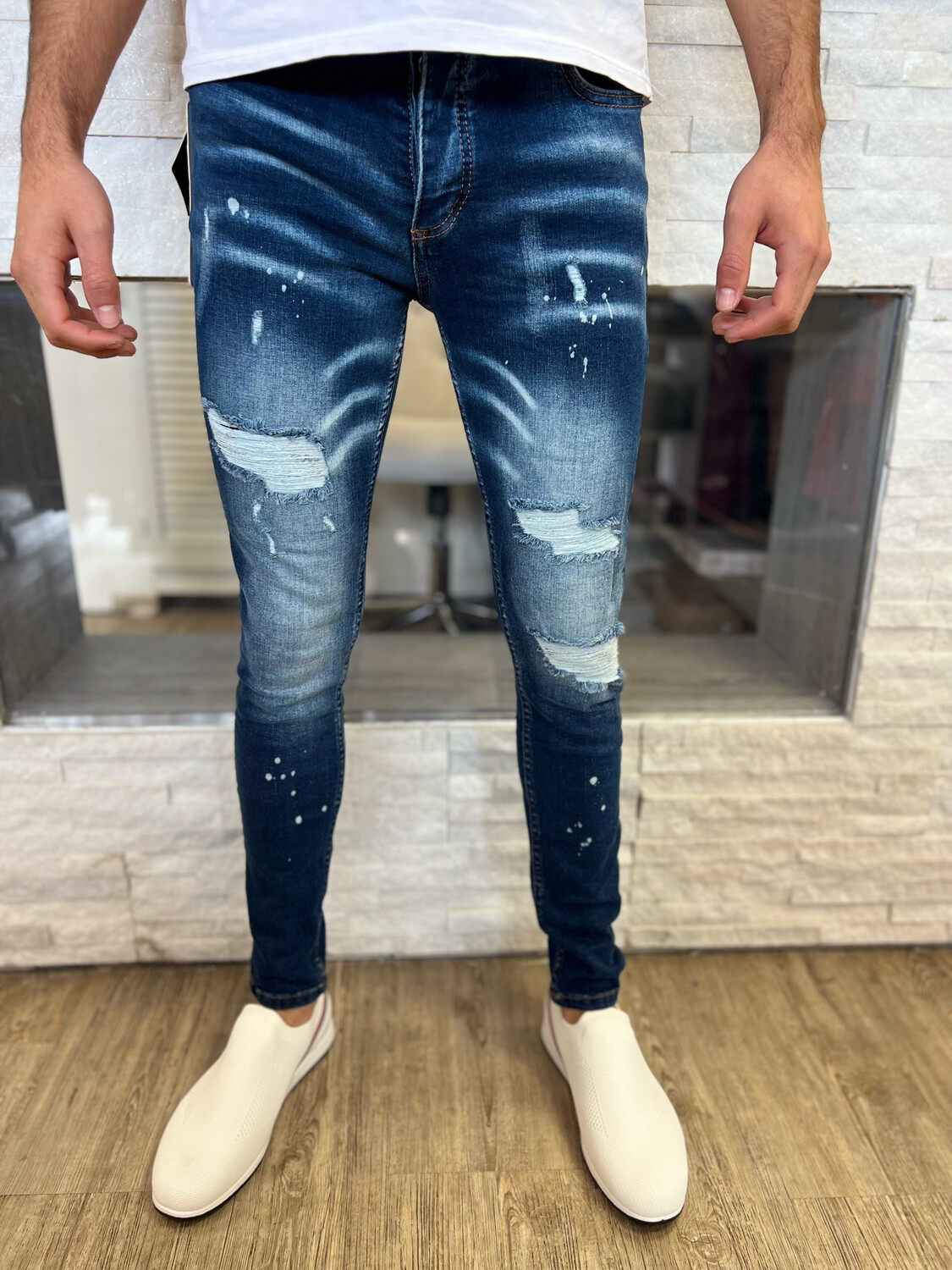 Skinny Fit Jeans - Light Denim