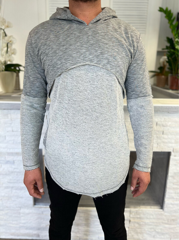Langarmshirt mit Kapuze 