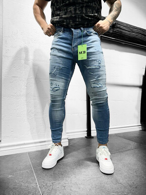 Skinny Fit Jeans Hose für Herren