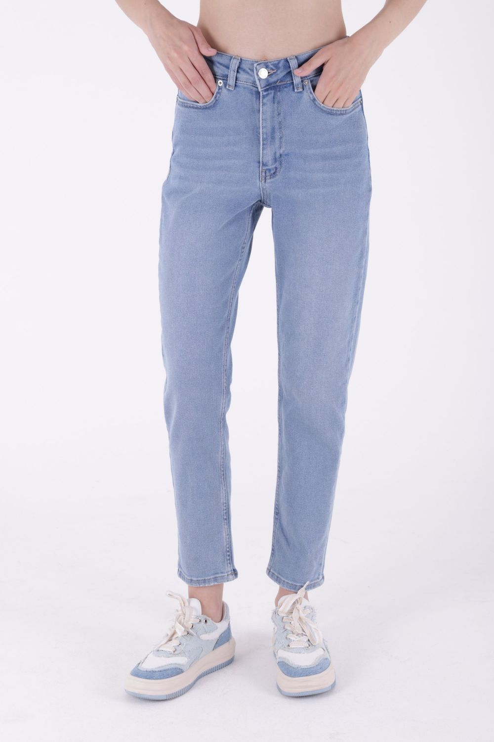 Jeans Hose für Damen - hellblau