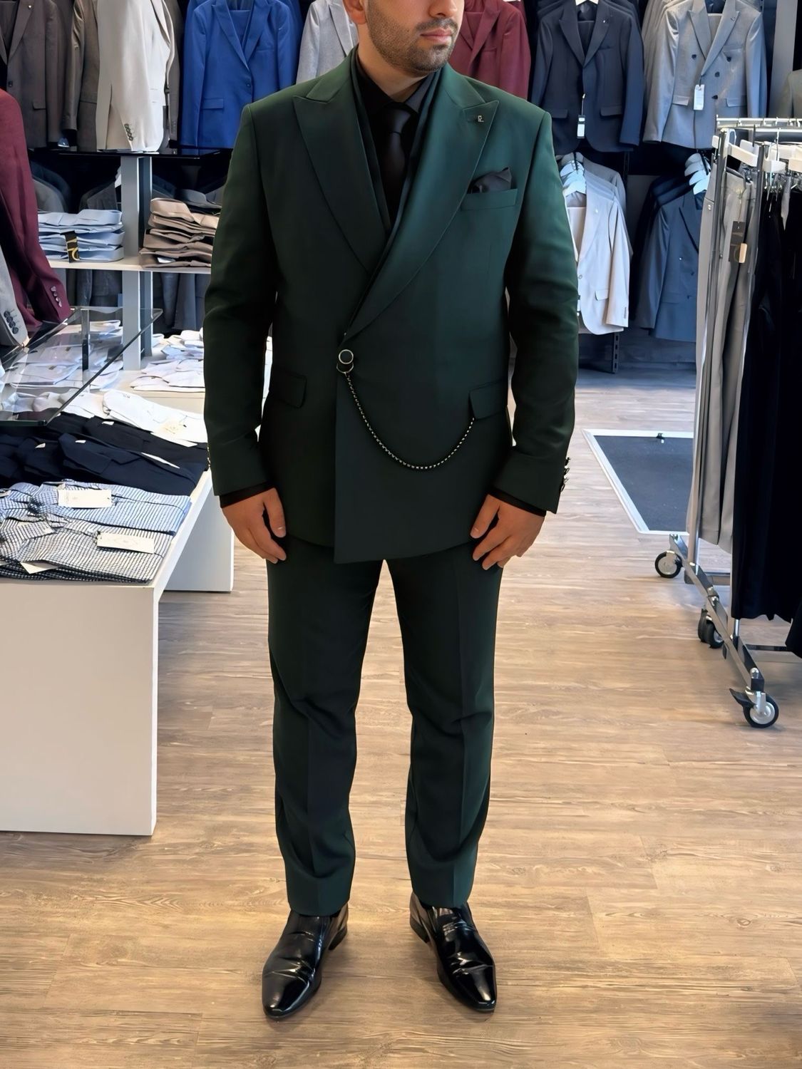 Herrenanzug mit Chain Blazer