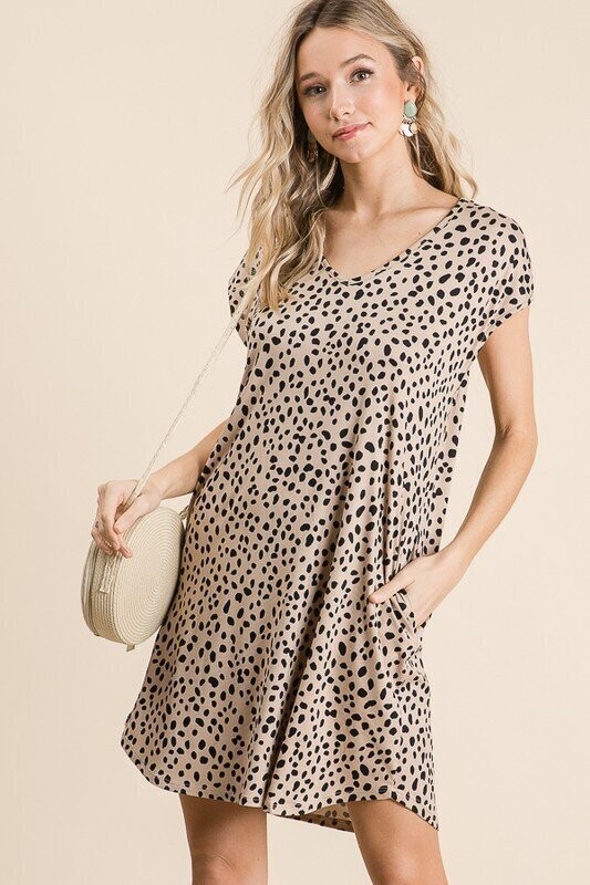 Cheetah Print Dress