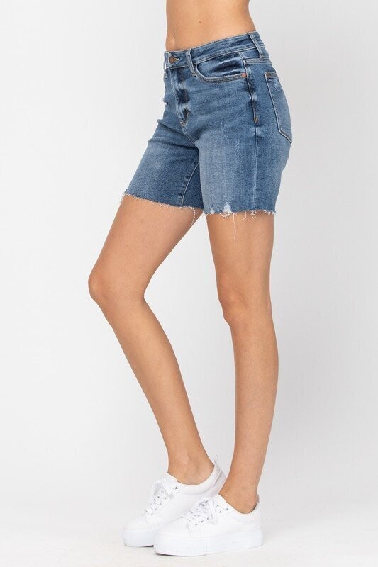 High Waist Mid Thigh Shorts