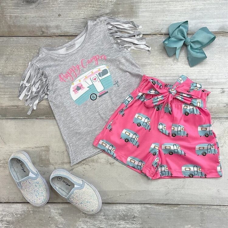 Happy Camper Short Set