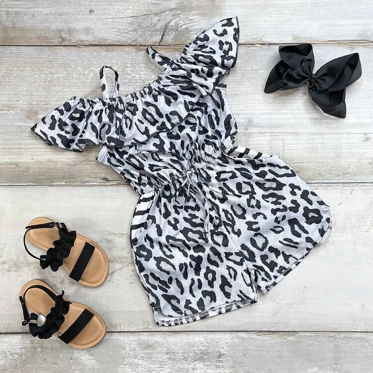 Cute Little Blue And White Romper. From Okie And Lou