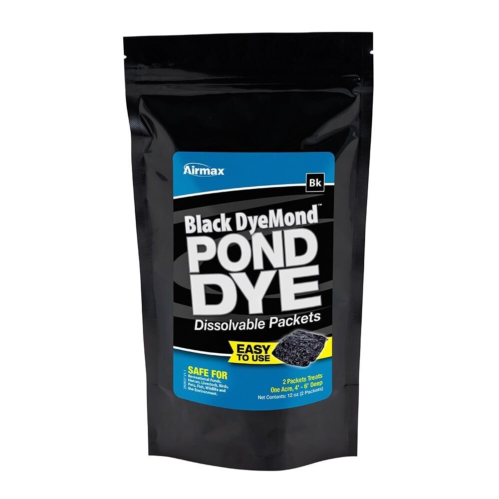 Airmax® Black DyeMond™ Pond Dye Packets
