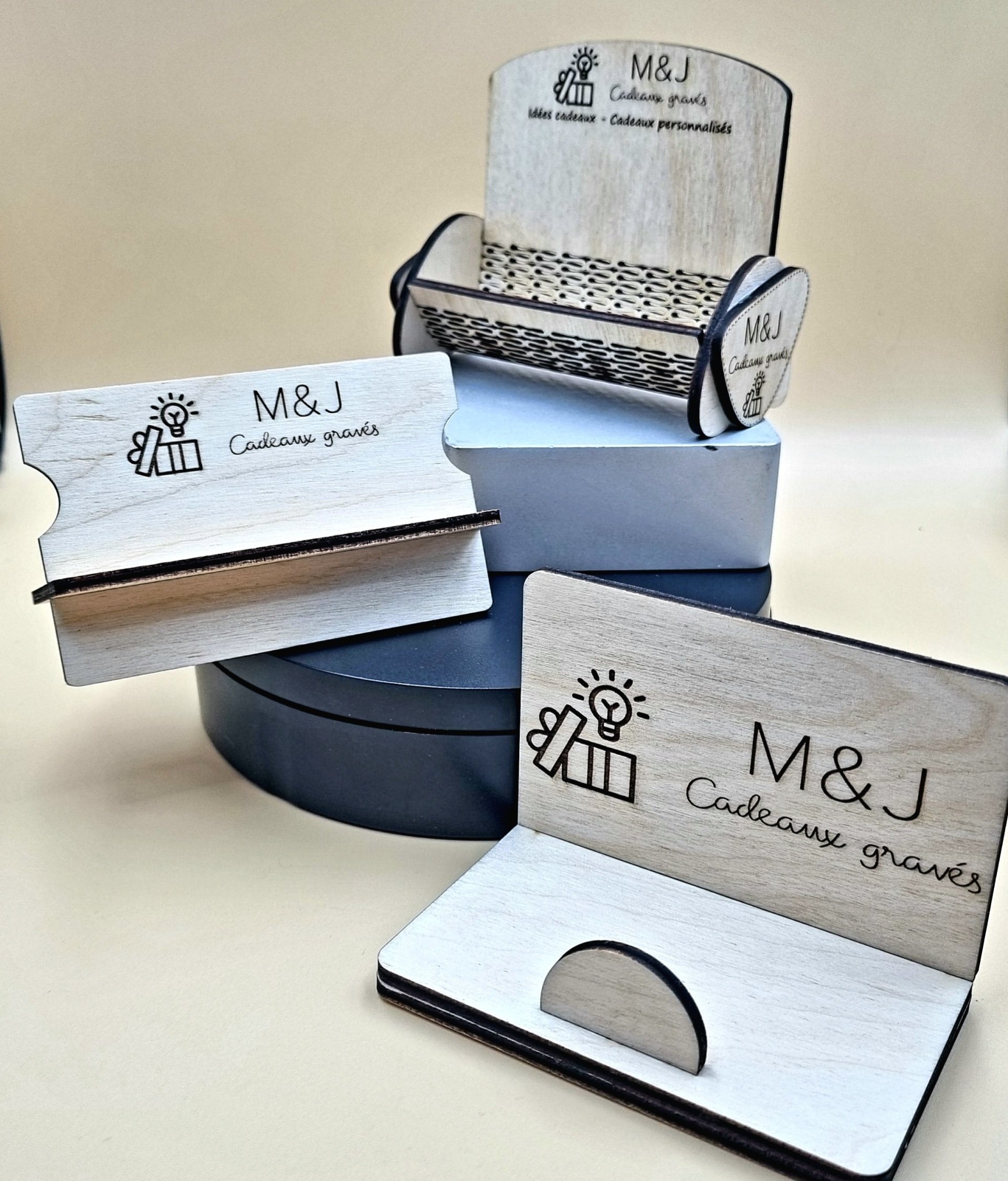 Supports pour Cartes de Visite Personnalisables
