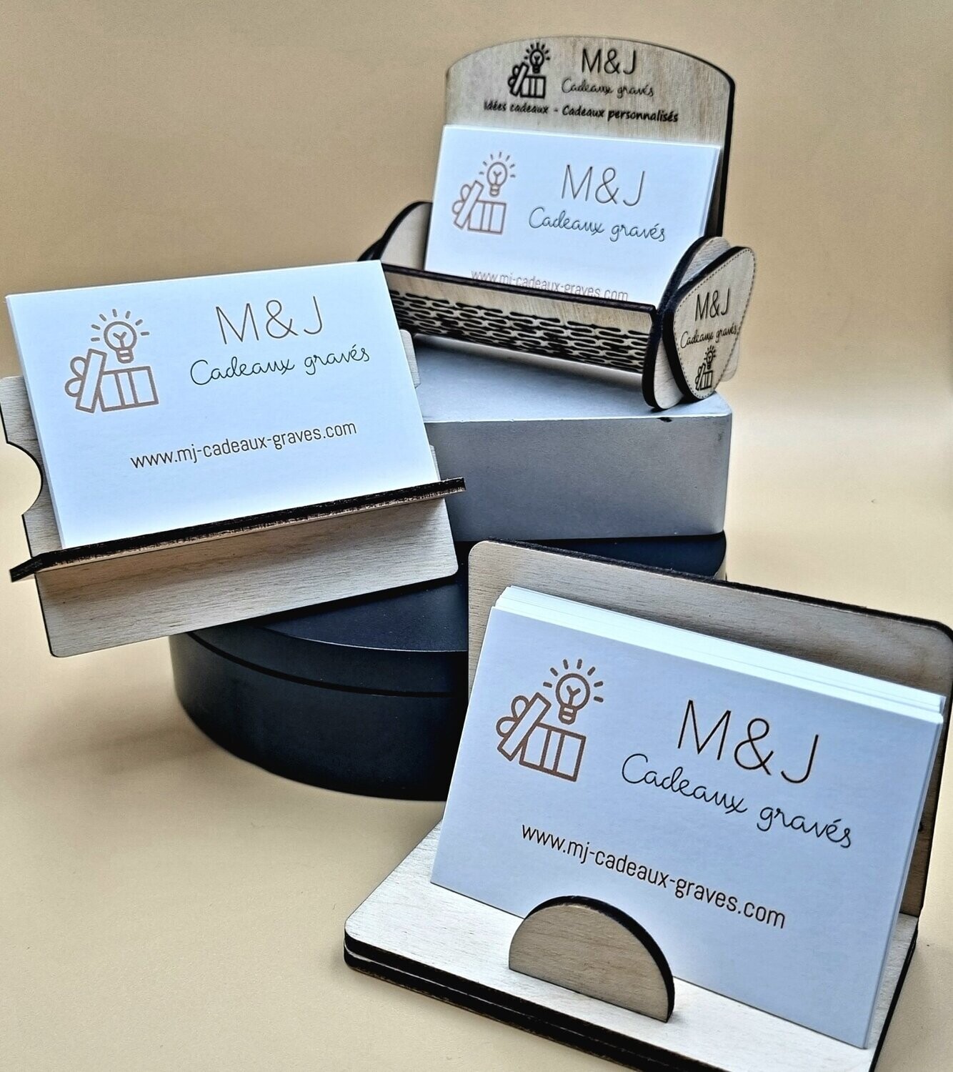 Supports pour Cartes de Visite Personnalisables