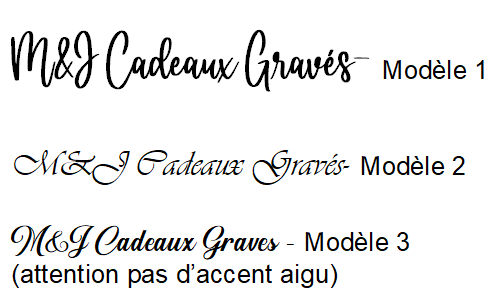 Marque-places Rectangulaires en Bois