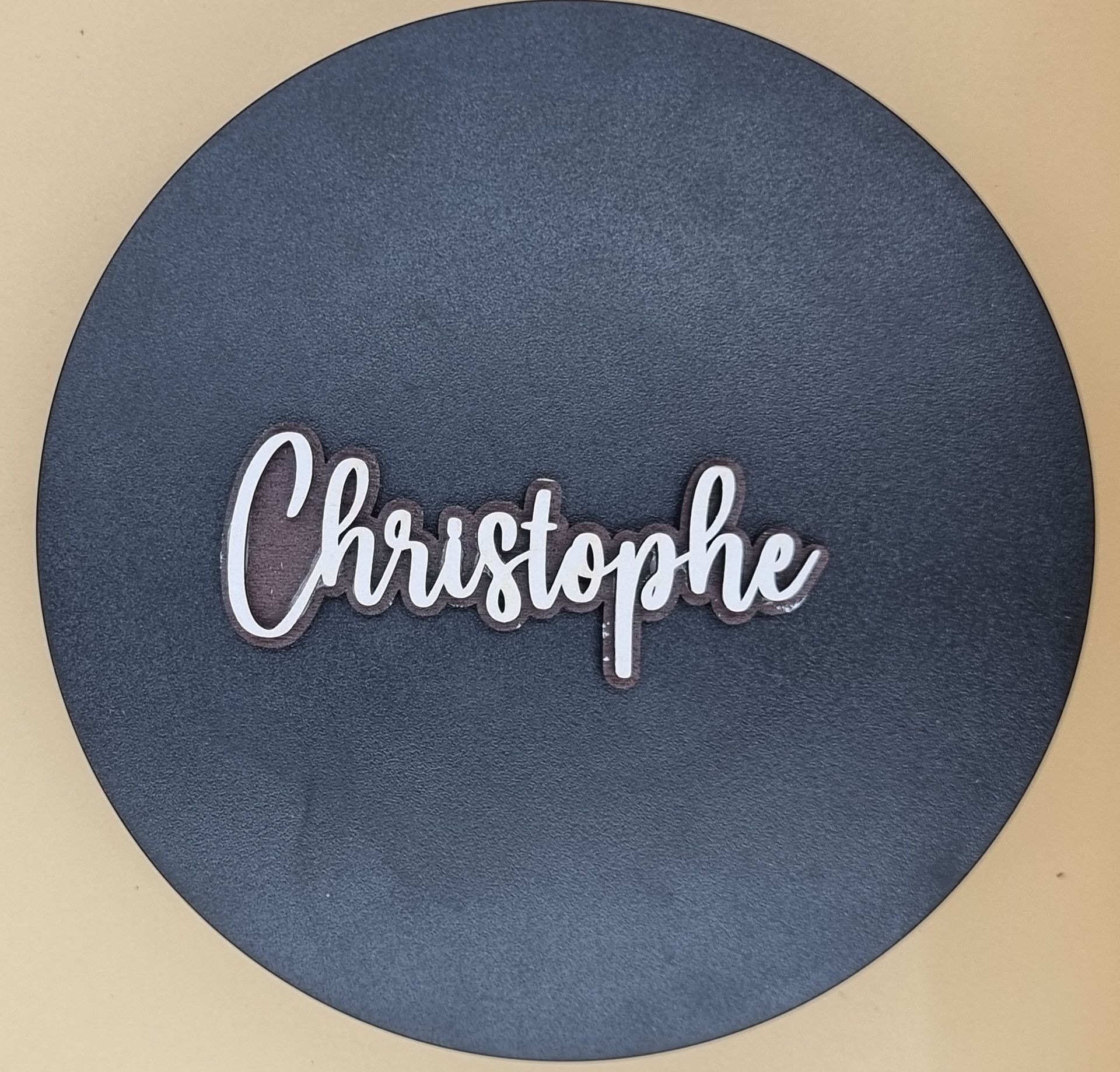 Marque-places Prénoms en Bois