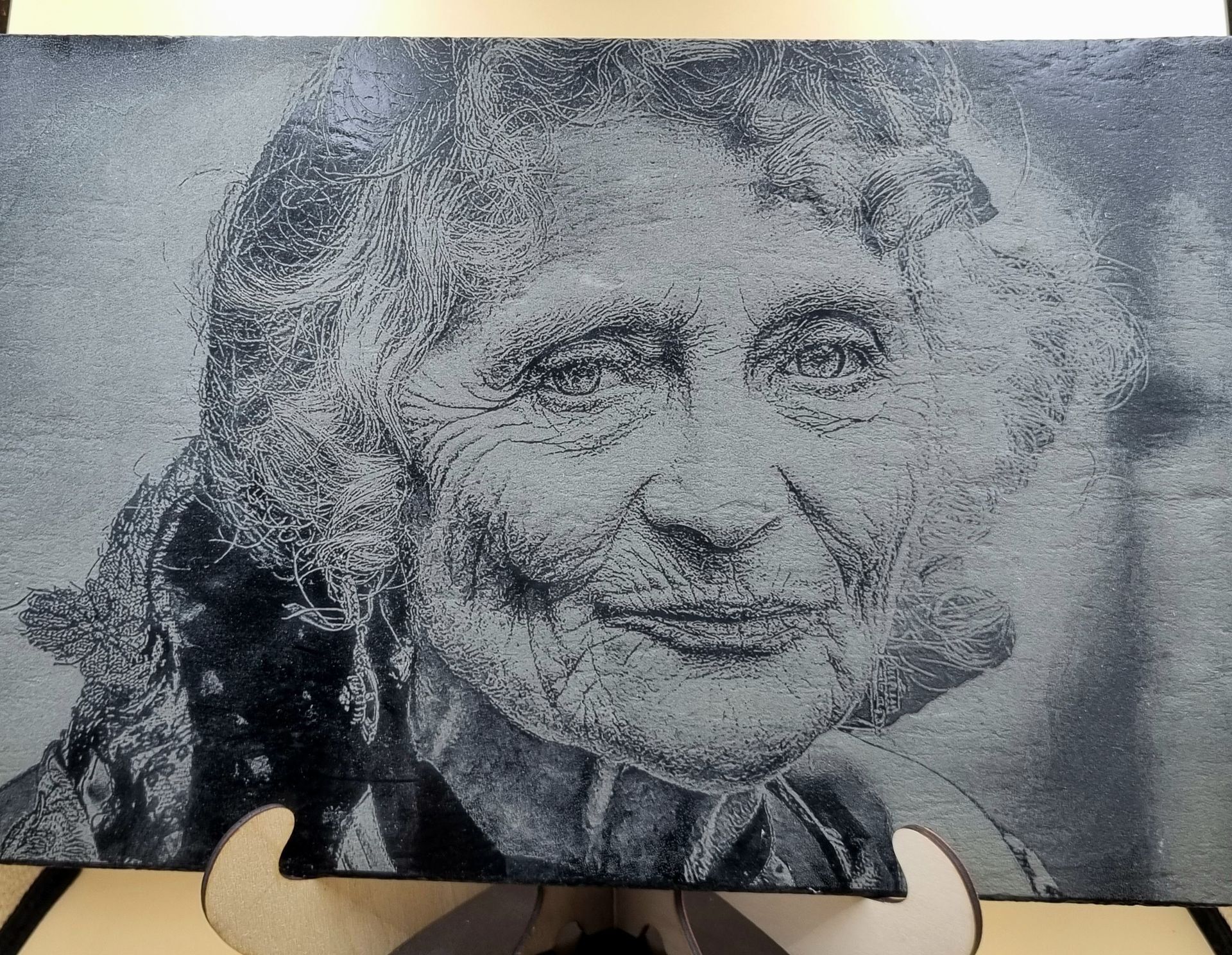 Photographie Gravée sur Ardoise