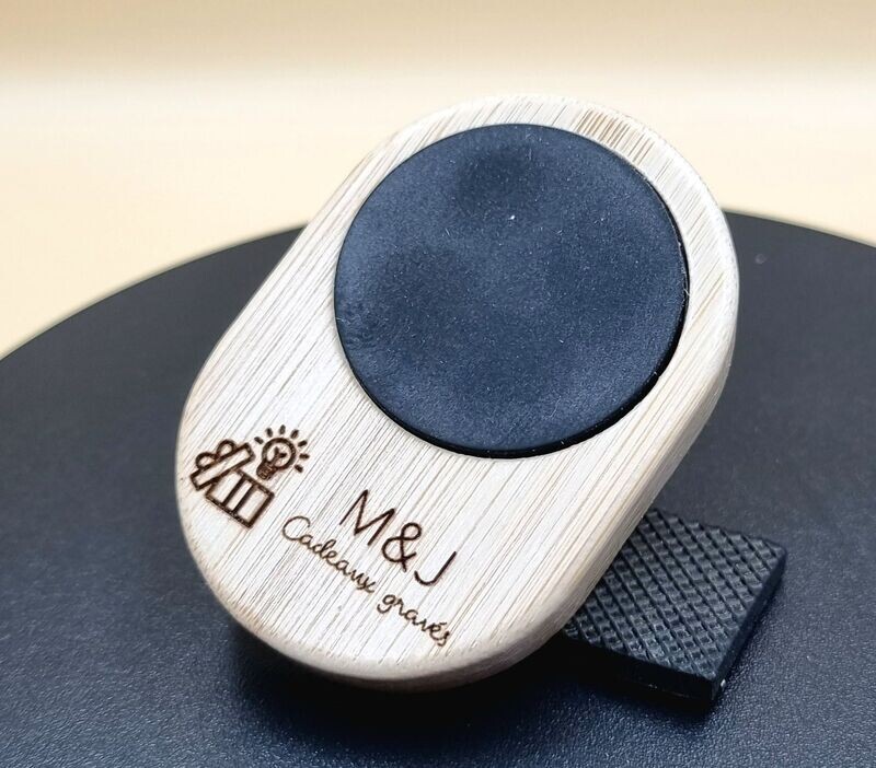 Support de Téléphone en Bois Personnalisable pour Voiture