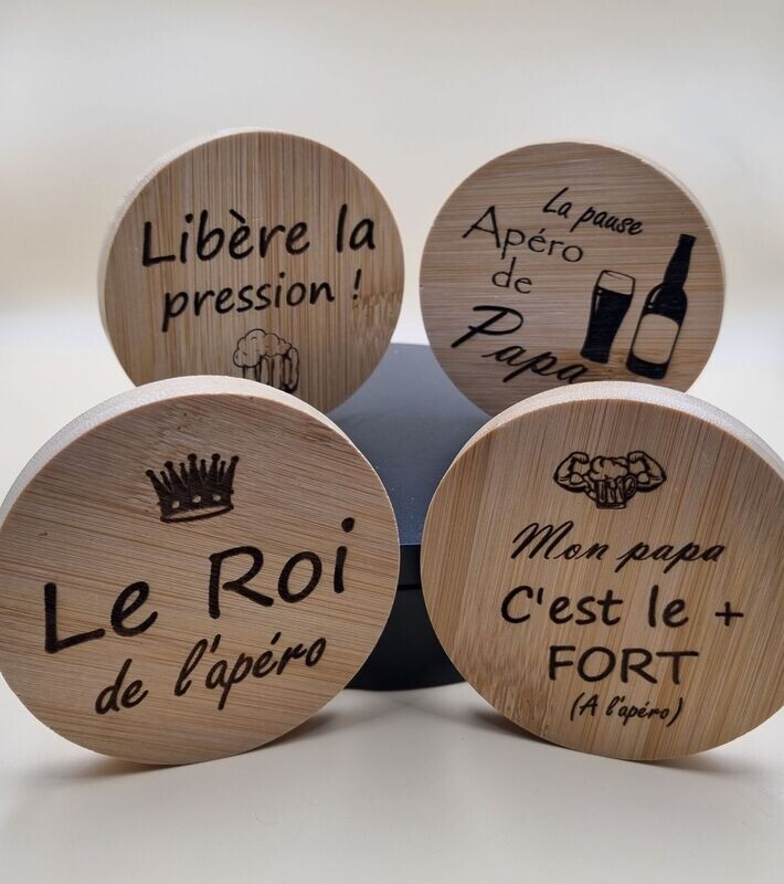 Décapsuleurs en Bois Personnalisables