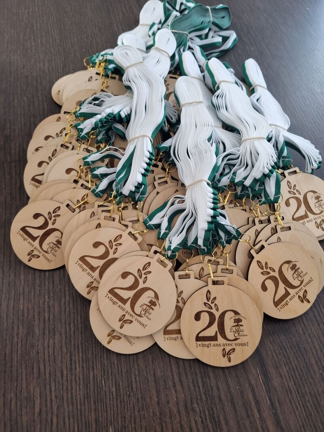 Médaille en Bois Personnalisée