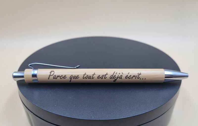 Stylos en Bois Personnalisés