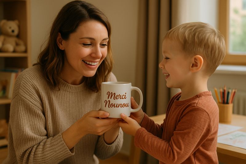 Mug personnalisé pour Nounou et ATSEM
