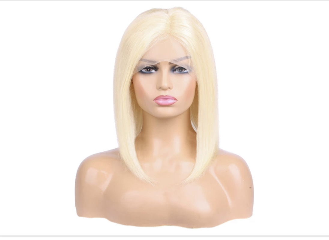Bob Length 13x4 Frontal Wig 14”