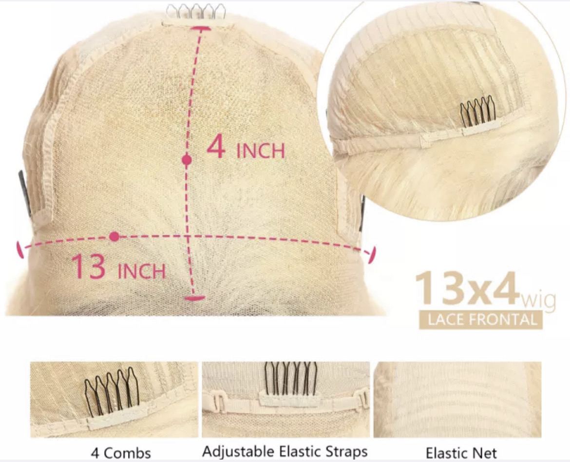 Bodywave 13x4 Frontal Wig 36”