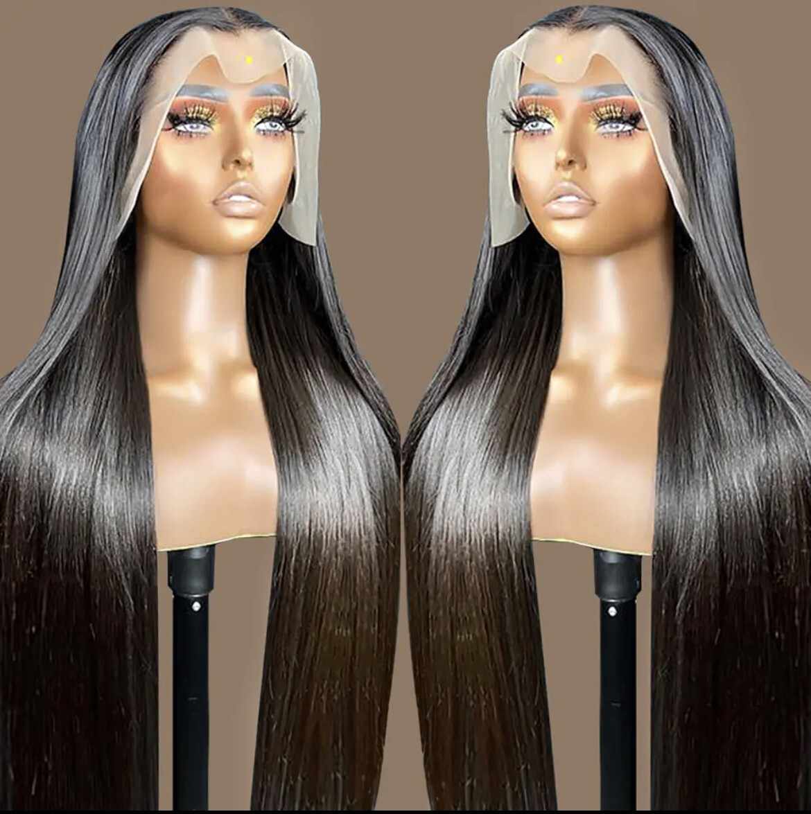 Straight 13x4 Frontal Wig 30” 180% Density