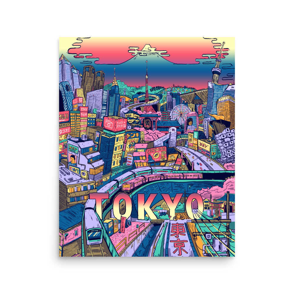 Tokyo Poster - Original Color Scheme