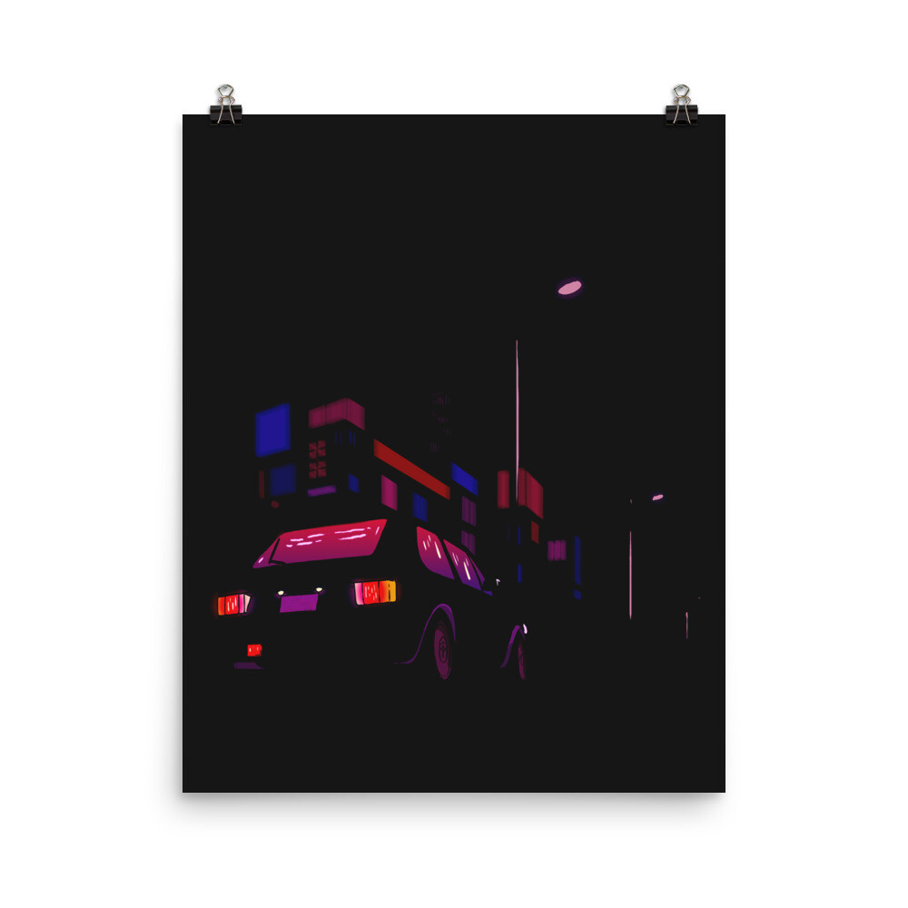 Night Car Poster