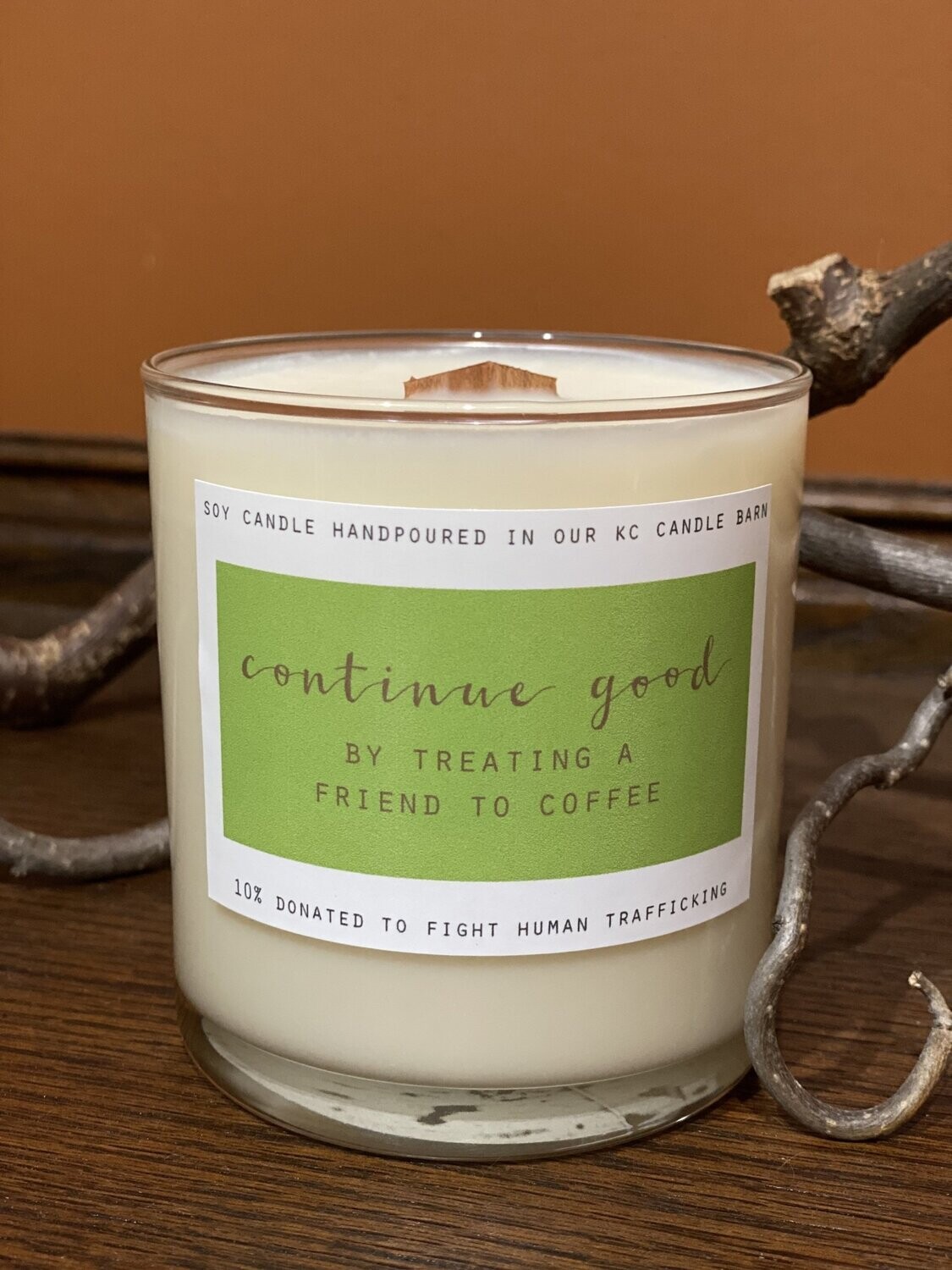 "Treat a Friend to Coffee" Candle