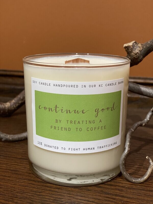 "Treat a Friend to Coffee" Candle