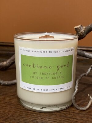 "Treat a Friend to Coffee" Candle