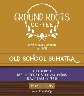 Old School Sumatra Blend 12 oz