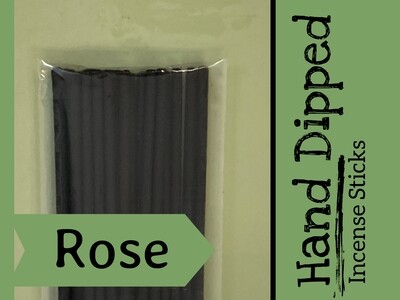 Rose - Hand dipped incense